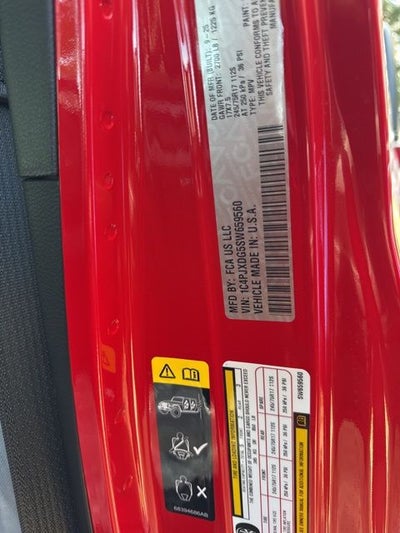 2025 Jeep Wrangler Sport S