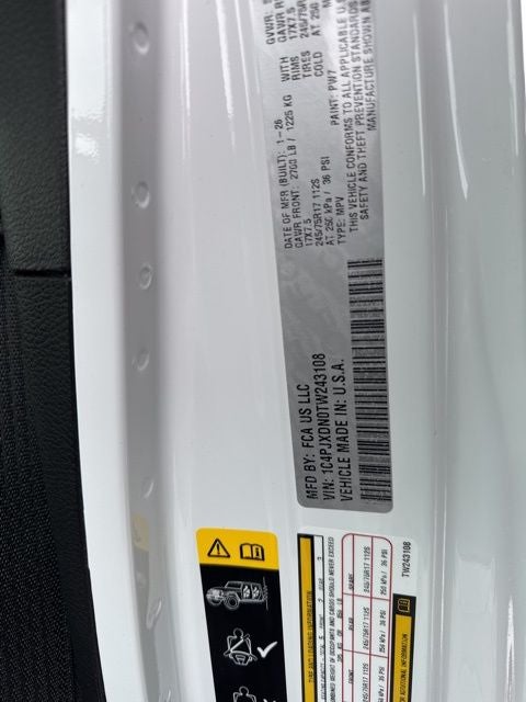 2026 Jeep Wrangler Sport S