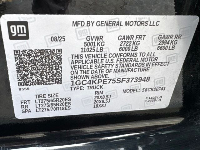 2025 Chevrolet Silverado 2500HD LTZ
