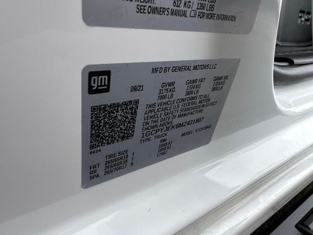 2021 Chevrolet Silverado 1500 LT