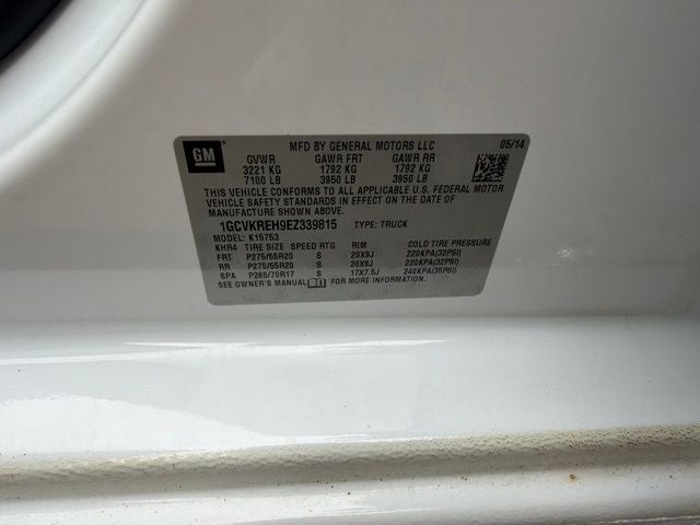 2014 Chevrolet Silverado 1500 LT LT1