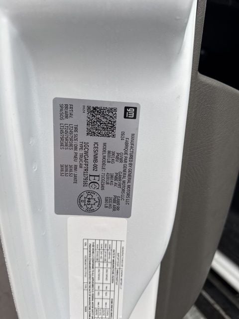 2024 Chevrolet Express 2500 Work Van Cargo