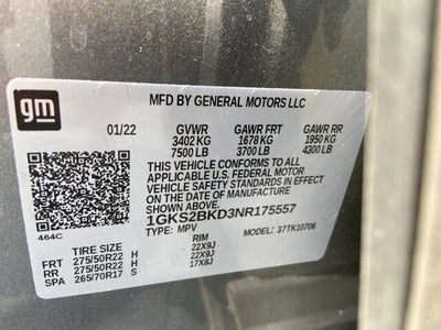 2022 GMC Yukon SLT
