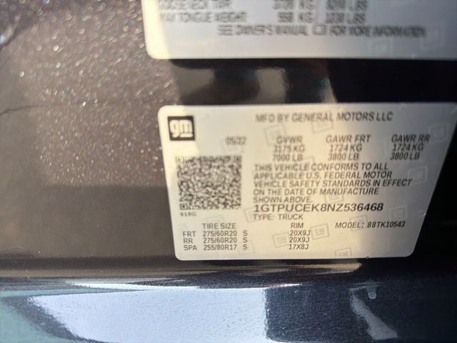 2022 GMC Sierra 1500 Elevation