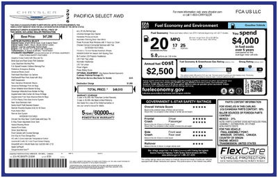 2026 Chrysler Pacifica Select