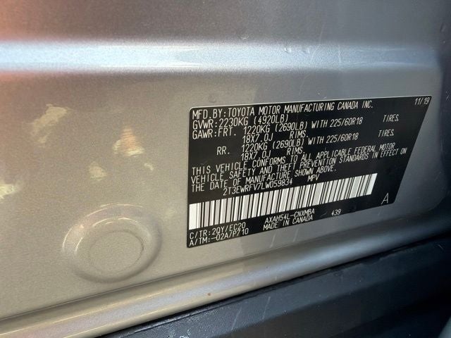 2020 Toyota RAV4 Hybrid XSE