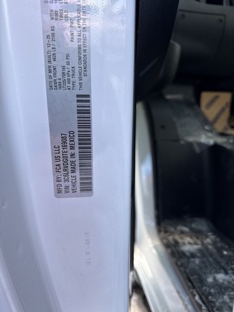 2026 RAM ProMaster 2500 High Roof