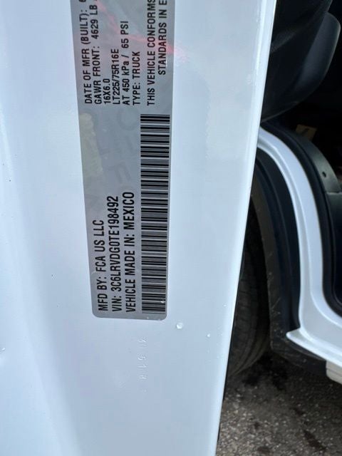 2026 RAM ProMaster 2500 High Roof