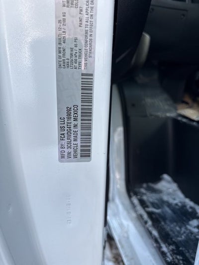 2026 RAM ProMaster 2500 High Roof