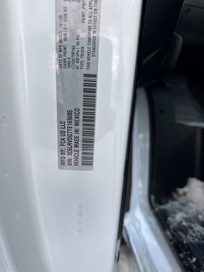 2026 RAM ProMaster 2500 High Roof