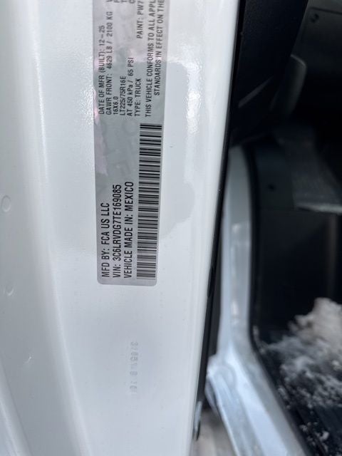 2026 RAM ProMaster 2500 High Roof