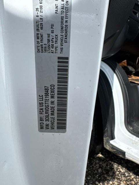 2026 RAM ProMaster 2500 High Roof