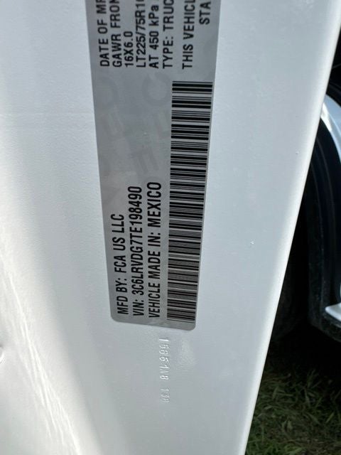 2026 RAM ProMaster 2500 High Roof