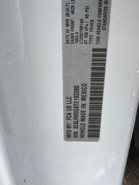 2026 RAM ProMaster 2500 High Roof