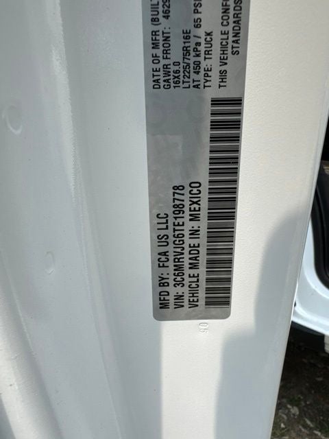 2026 RAM ProMaster 3500 High Roof