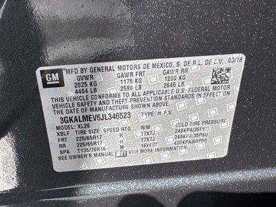 2018 GMC Terrain SLE