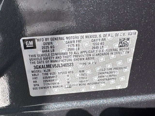 2018 GMC Terrain SLE