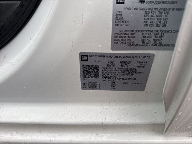 2024 GMC Sierra 1500 Elevation