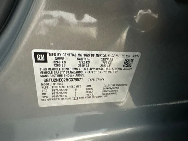 2017 GMC Sierra 1500 SLT