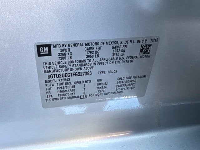 2015 GMC Sierra 1500 SLE