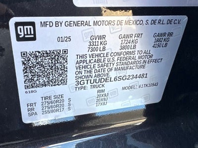 2025 GMC Sierra 1500 SLT