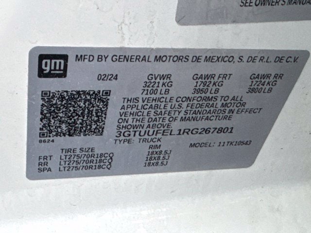2024 GMC Sierra 1500 AT4X