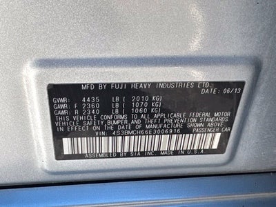 2014 Subaru Legacy 2.5i Sport