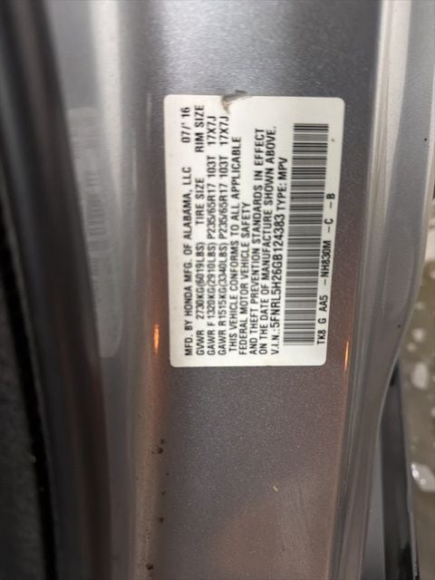 2016 Honda Odyssey LX