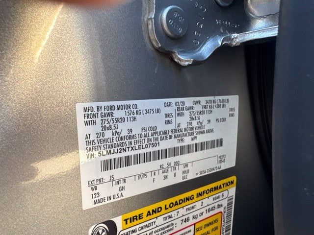 2020 Lincoln Navigator Standard