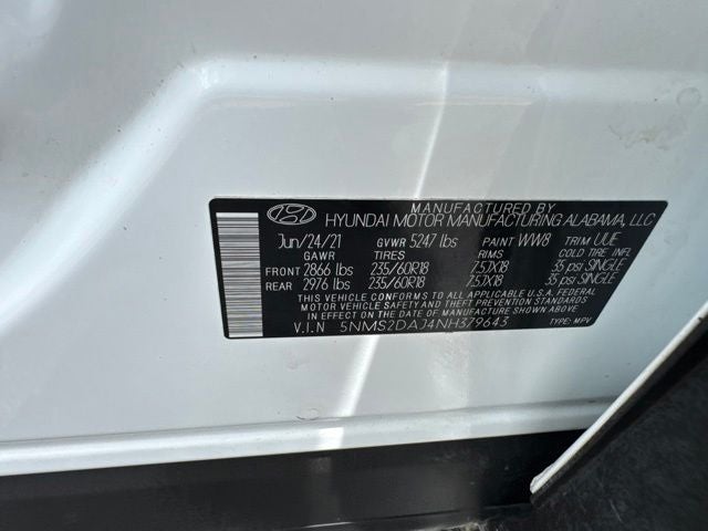2022 Hyundai Santa Fe SEL