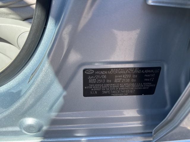 2007 Hyundai Sonata GLS