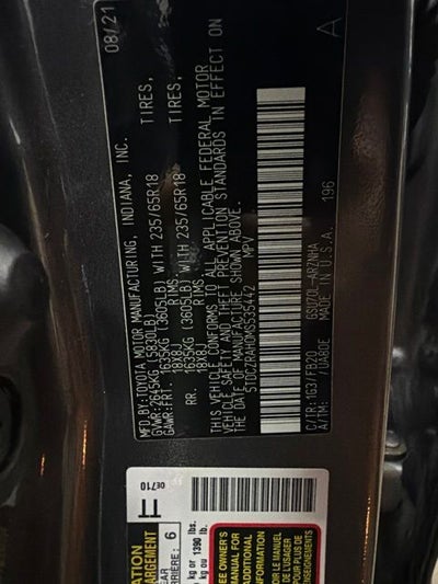 2021 Toyota Highlander L