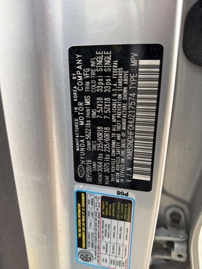 2017 Hyundai Santa Fe Limited